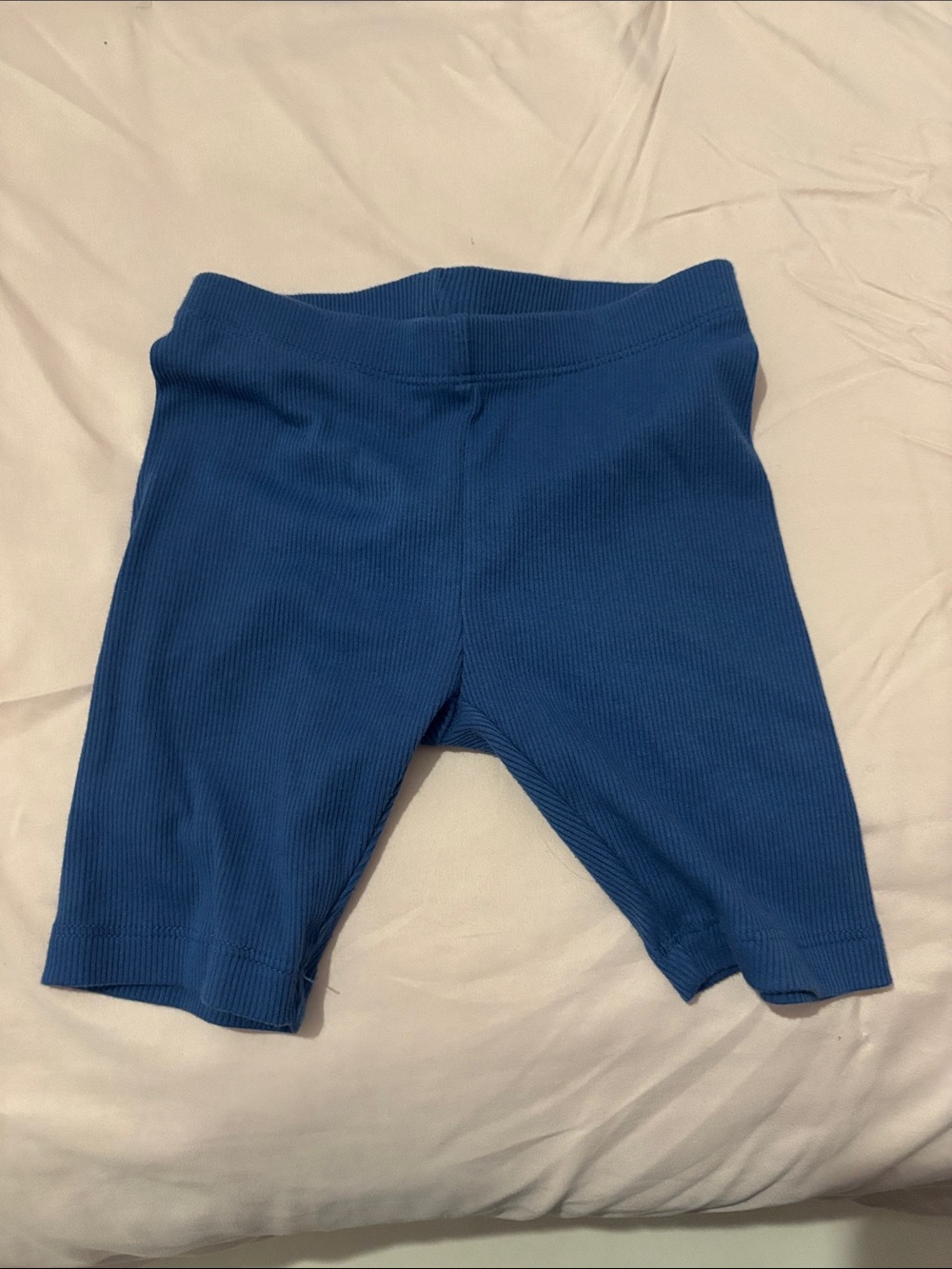 Cat & Jack Ribbed Blue Bike Shorts